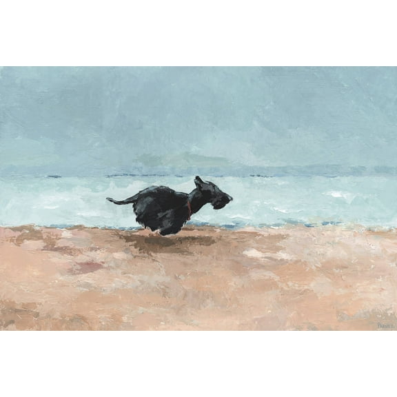 Parvez Taj Run Doggie Run Canvas Wall Art