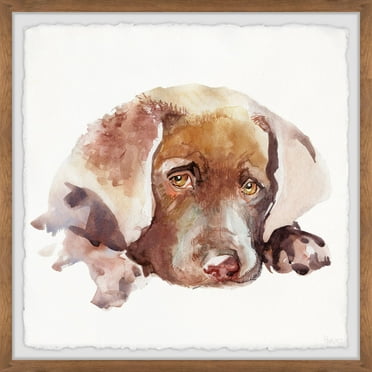 Parvez Taj Sad Lab Framed Wall Art