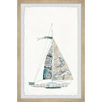 Parvez Taj Sailing Coast Framed Wall Art