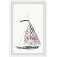 thumbnail image 1 of Parvez Taj Sailing Pink Framed Wall Art, 1 of 6