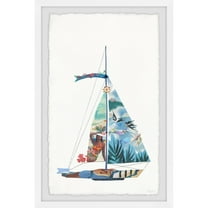 Parvez Taj Sailing Summer Paradise Framed Wall Art