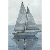 Parvez Taj Sailing in Silence Canvas Wall Art