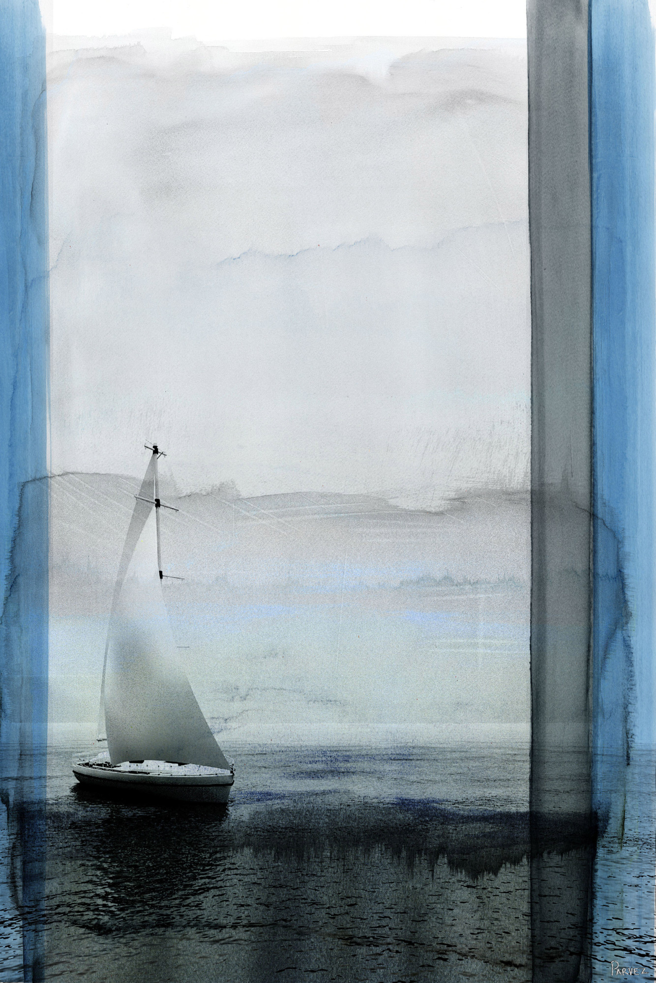 Parvez Taj Sails Art Print on Premium Canvas