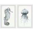 thumbnail image 1 of Parvez Taj Seahorse and Jellyfish Diptych, 1 of 6
