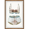 thumbnail image 1 of Parvez Taj Seashell Swimsuit Framed Wall Art, 1 of 6