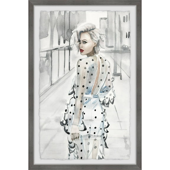 Parvez Taj See-through Polka Framed Wall Art