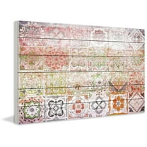 Parvez Taj Settat White Wood Wall Art