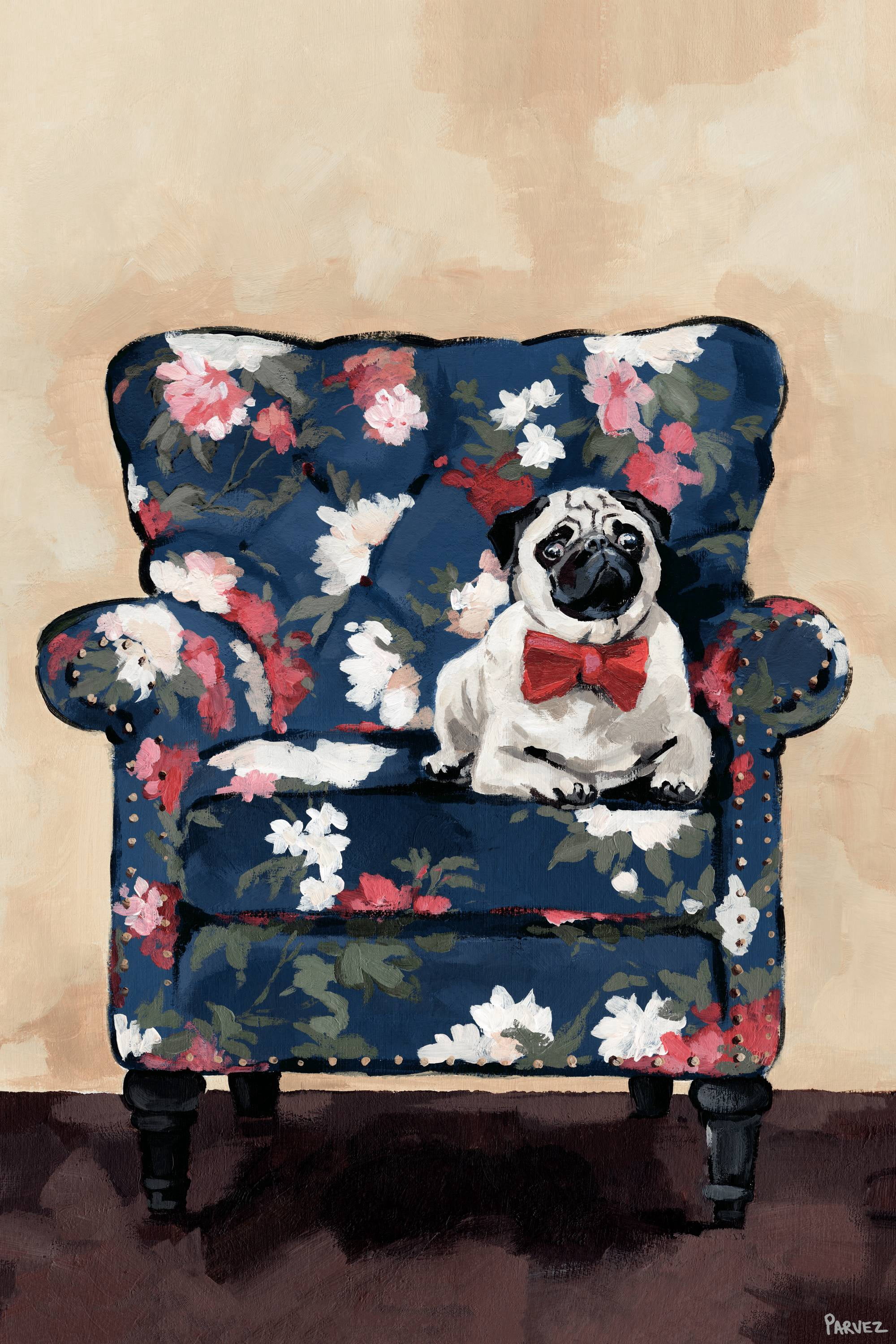 Parvez Taj Sitting Pretty Canvas Wall Art