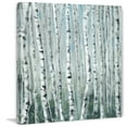 thumbnail image 1 of Parvez Taj "Skinny Tree Trunks" Painting Print on Wrapped Canvas, 1 of 5