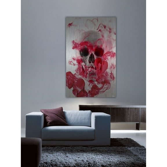 Parvez Taj Skull 2 Metal Wall Art