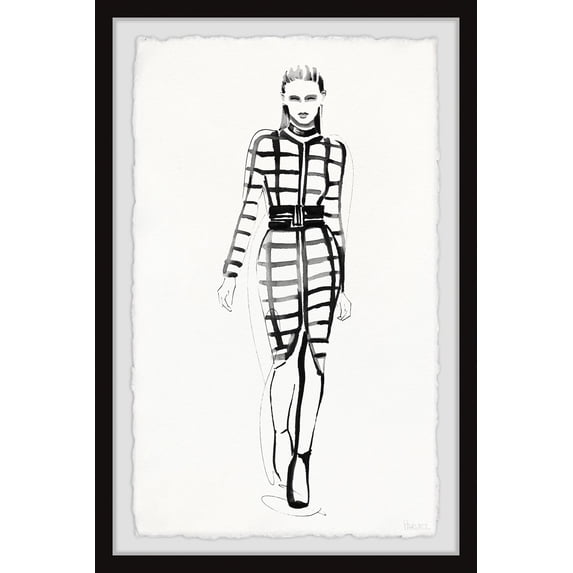 Parvez Taj Sleek Pattern Framed Wall Art