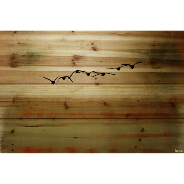 Parvez Taj Sun Flight Pinewood Wall Art
