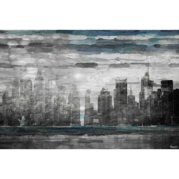 Parvez Taj Sunset in NYC Canvas Wall Art