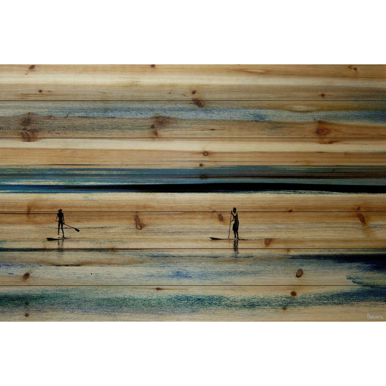 Pine wood planks Wall Mural