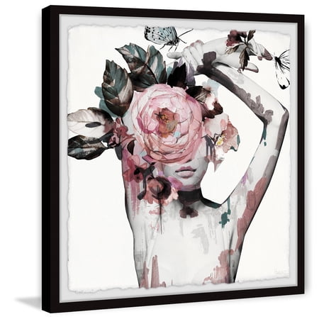 Parvez Taj Tainted Crown Framed Wall Art, 12" x 12"
