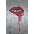thumbnail image 1 of Parvez Taj "Tainted Lips" Painting Print on Brushed Aluminum, 1 of 5