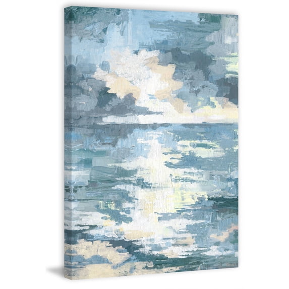 Parvez Taj "Tainted Sunset" Painting Print on Wrapped Canvas