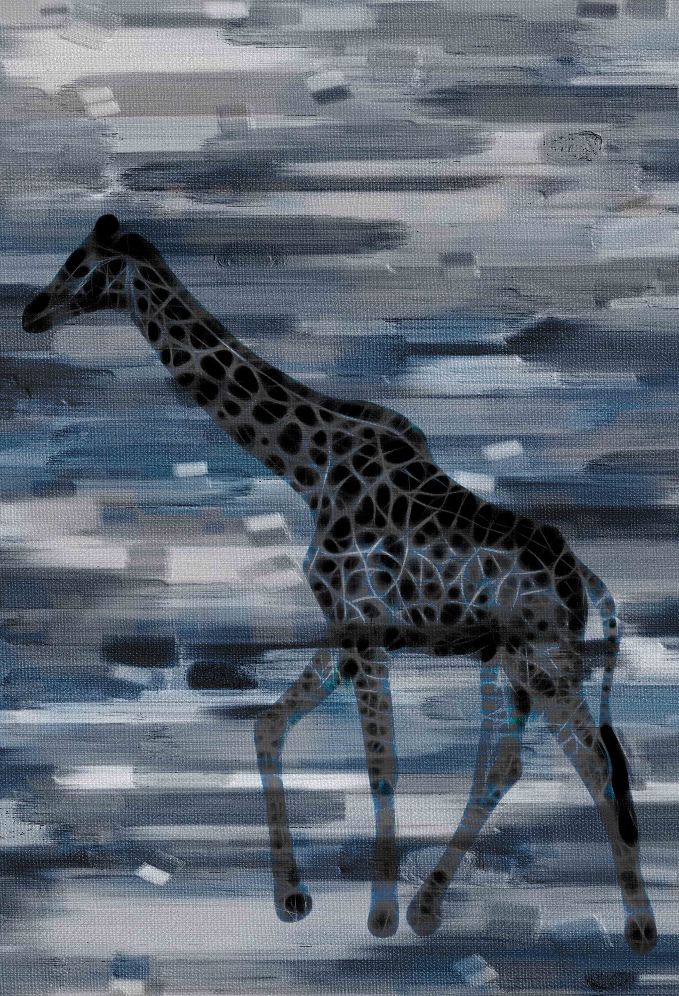 Parvez Taj "Tall Walker" Print on Canvas
