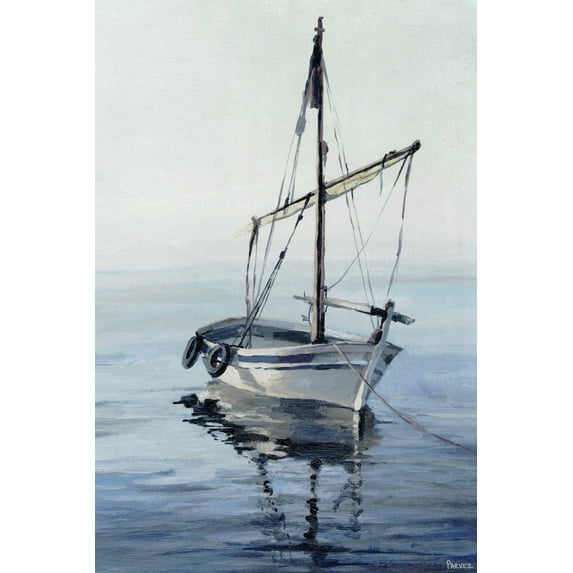 Parvez Taj Taming the Blue Sea Canvas Wall Art