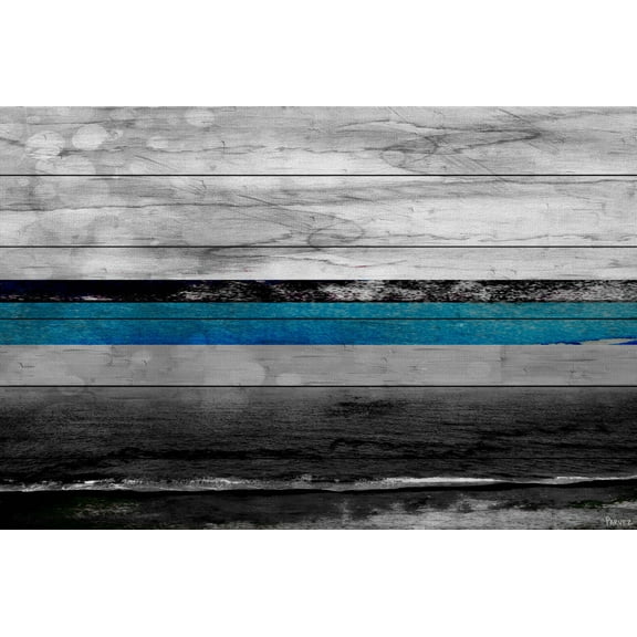 Parvez Taj "Tamula" Print on White Wood