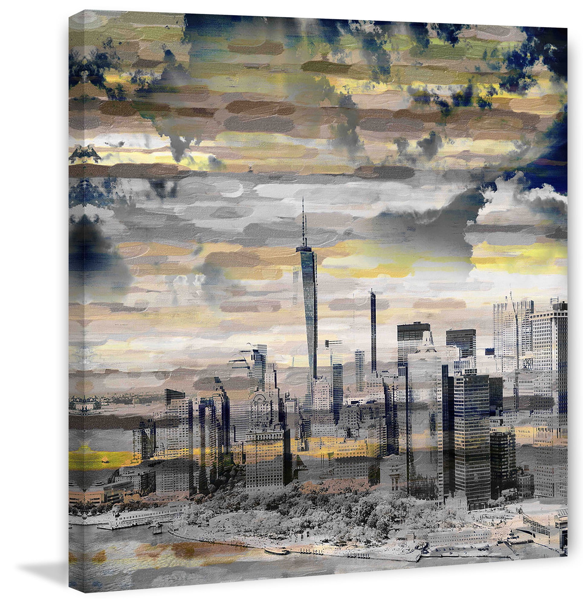 Parvez Taj "The Big Apple" Print on Canvas