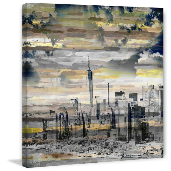 Parvez Taj "The Big Apple" Print on Canvas