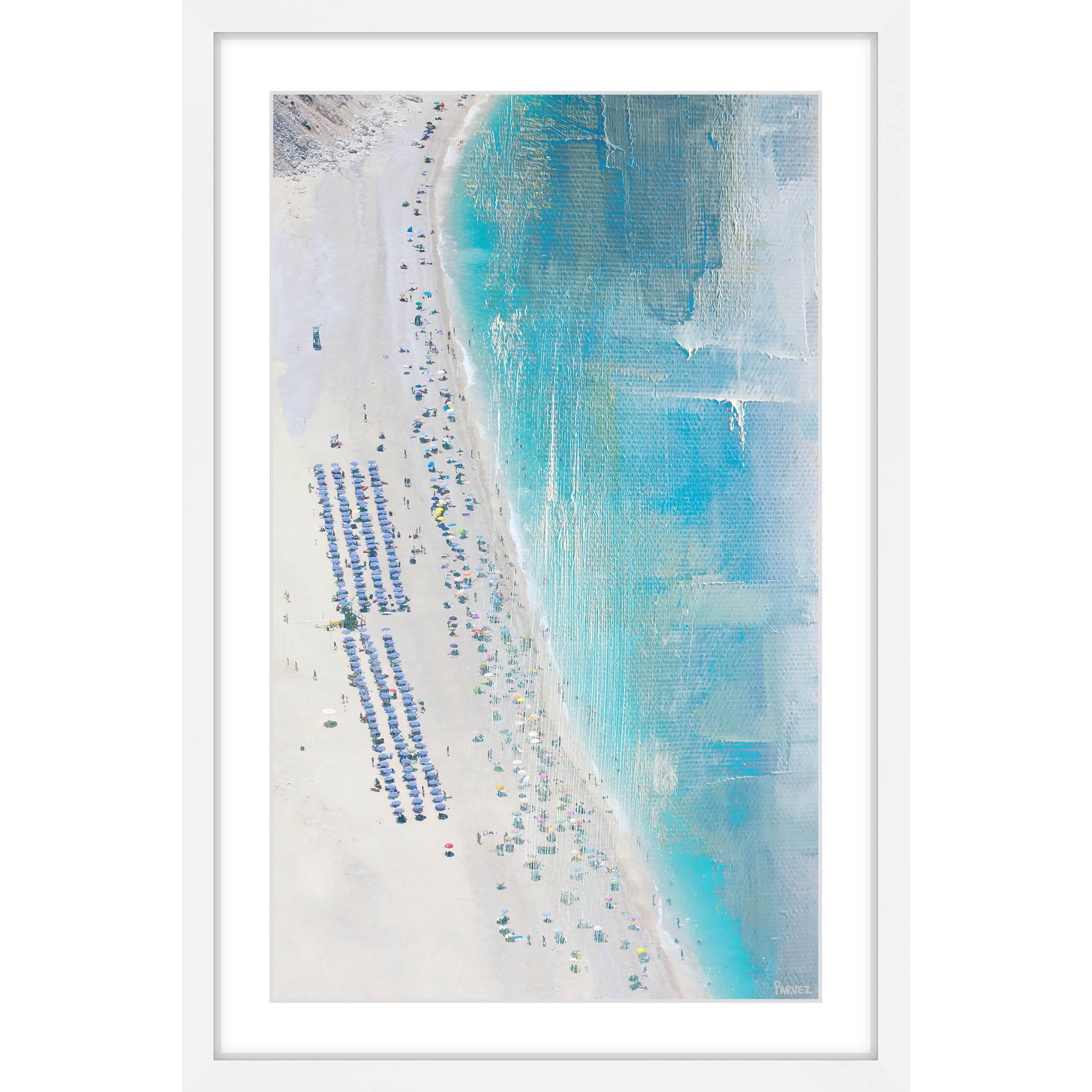 Parvez Taj "The Coast" Framed Painting Art Print