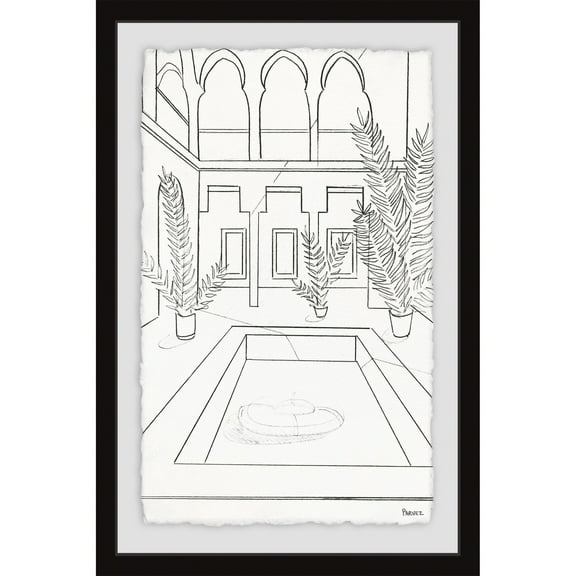 Parvez Taj 'The Ultimate Pool' Framed Painting Print 16 x 24