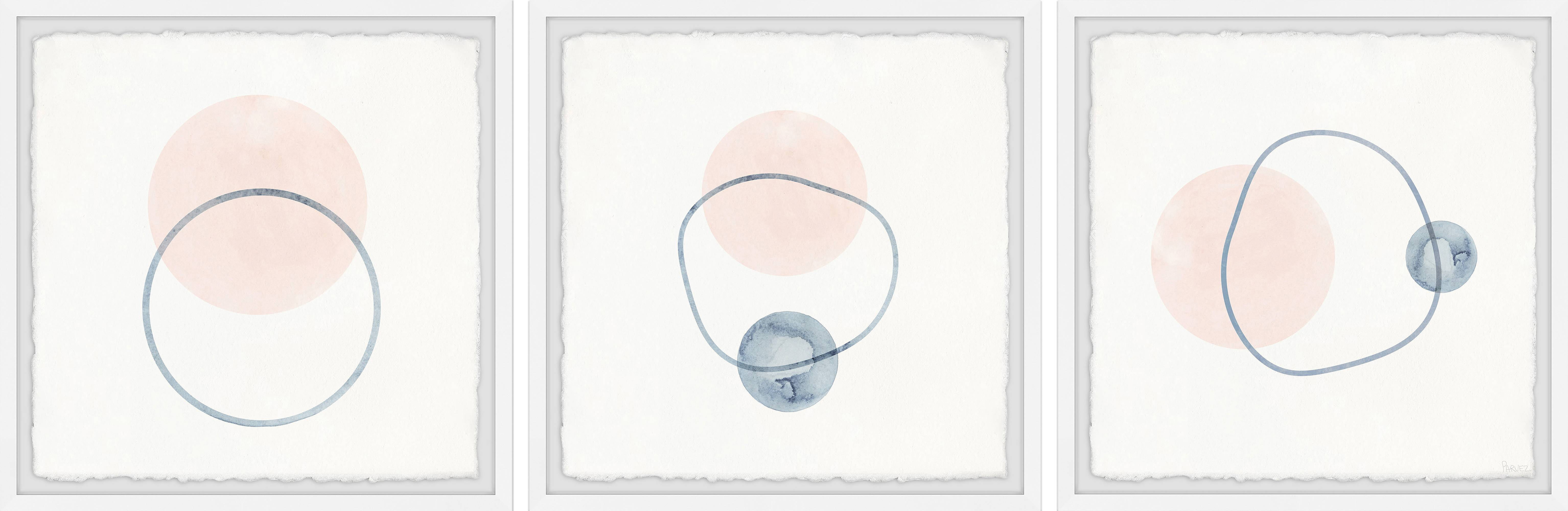Parvez Taj Three Orbiting Circles Triptych