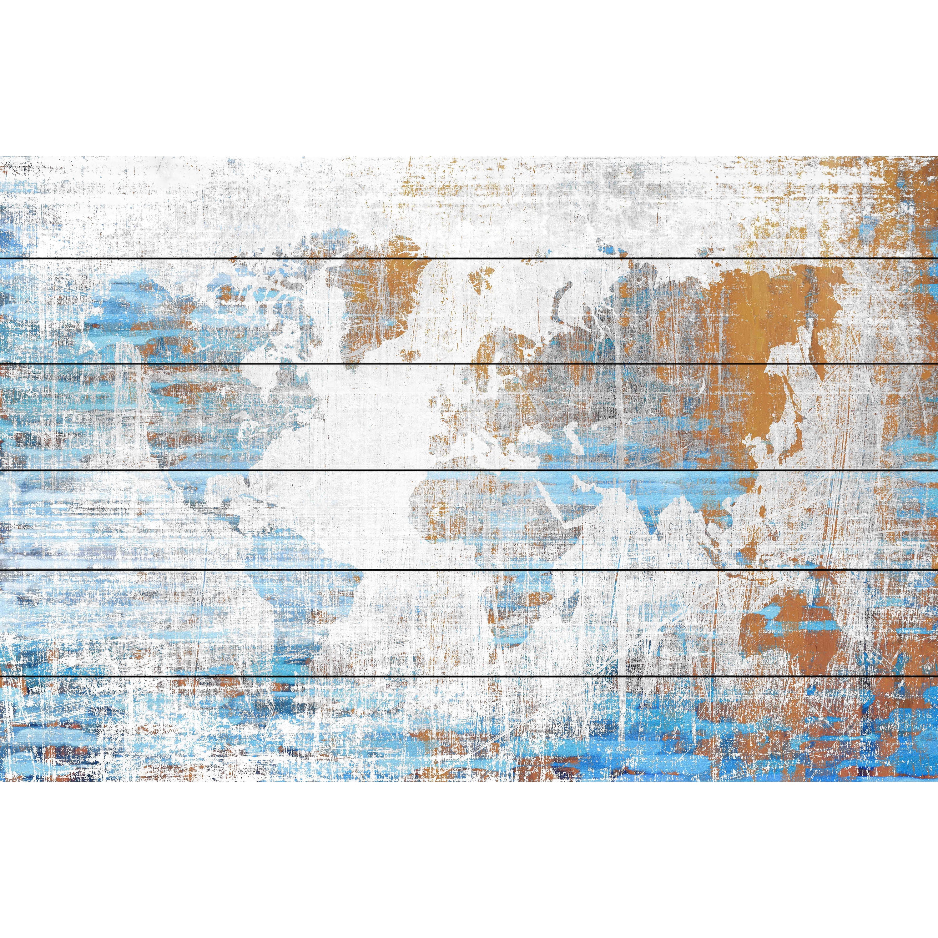 Parvez Taj Travels White Wood Wall Art