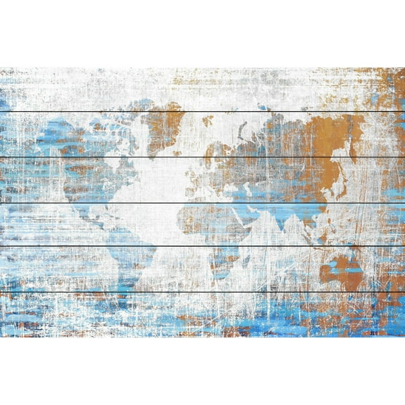 Parvez Taj Travels White Wood Wall Art