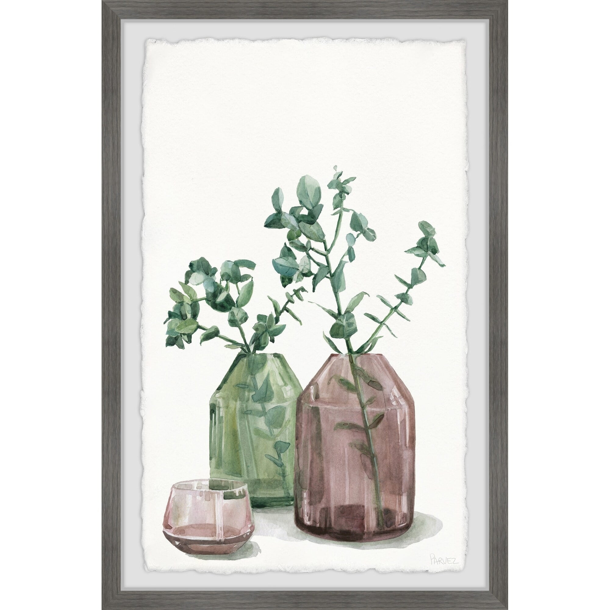 Trendy Vase 8" x 12" Framed Canvas Print
