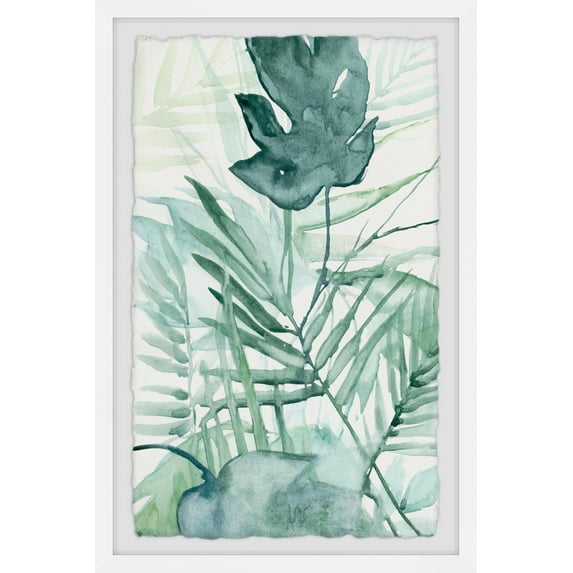 Parvez Taj Tropic Palms Framed Wall Art