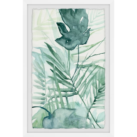 Parvez Taj Tropic Palms Framed Wall Art