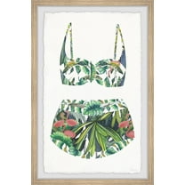 Parvez Taj Tropical Forest Swimsuit Framed Wall Art
