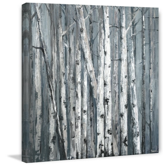 Parvez Taj "Twigs and Trunks" Painting Print on Wrapped Canvas