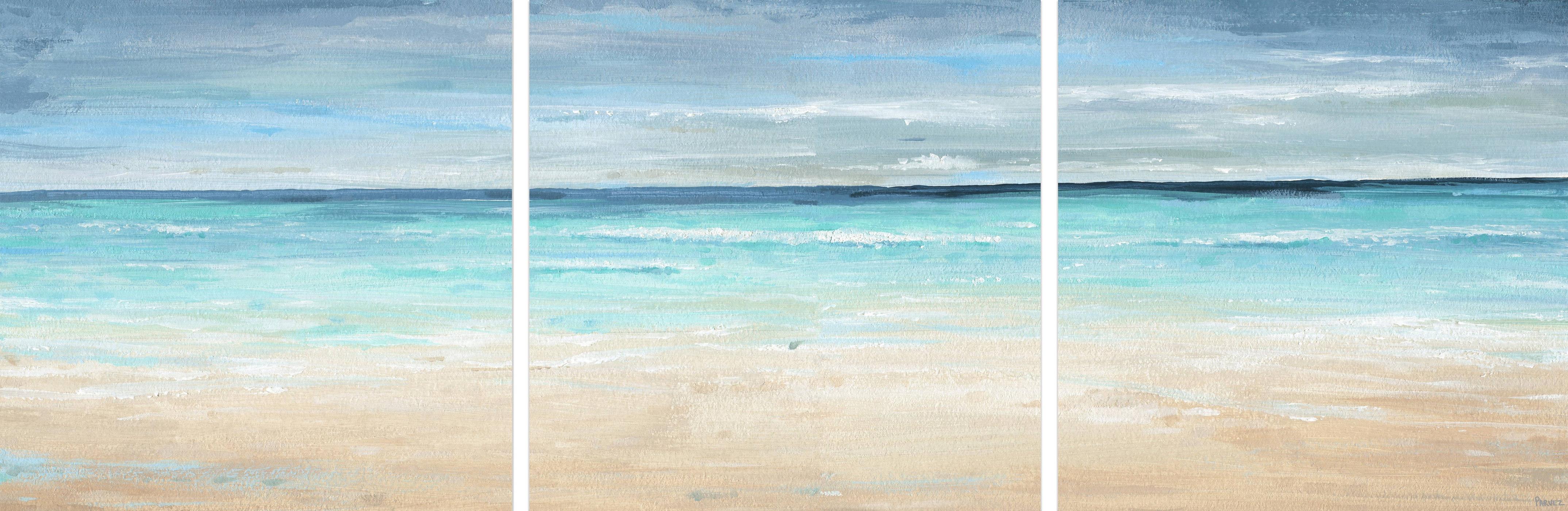 Parvez Taj Vast Blue Sea Triptych