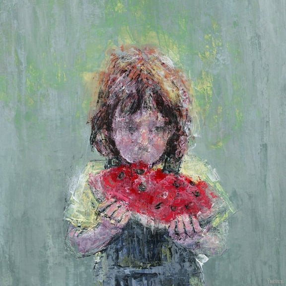 Parvez Taj Watermelon Love II Canvas Wall Art