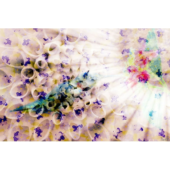 Parvez Taj Weightless Art Print on Premium Canvas