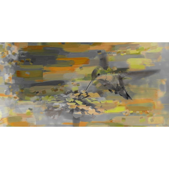 Whirly Bird Painting Print on Wrapped Canvas