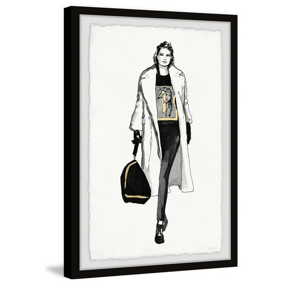 Parvez Taj White Coat Framed Wall Art