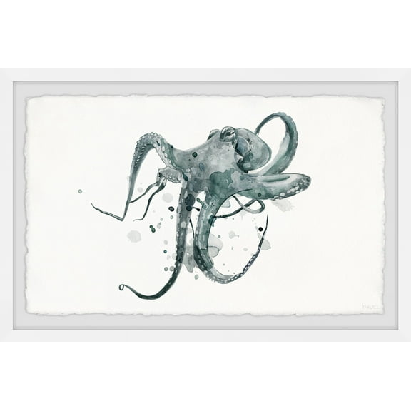 Parvez Taj Wondering Octopus Framed Wall Art