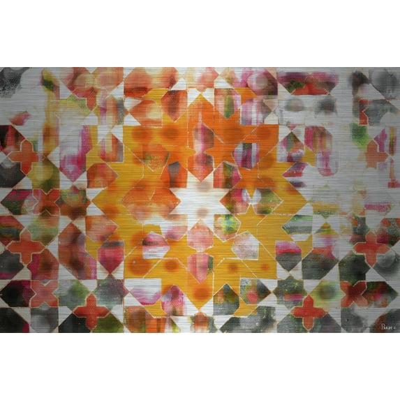 Parvez Taj Zinn Art Print on Brushed Aluminum