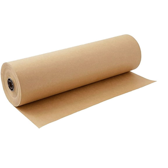 Parvistic 1 Roll Kraft Paper Roll Brown Paper Packing Roll Flower Packaging Paper