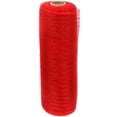 thumbnail image 1 of Red Mesh Ribbon for DIY Use Easy to Cut and Store Made of Durable PP Material 1 Roll, 1 of 10