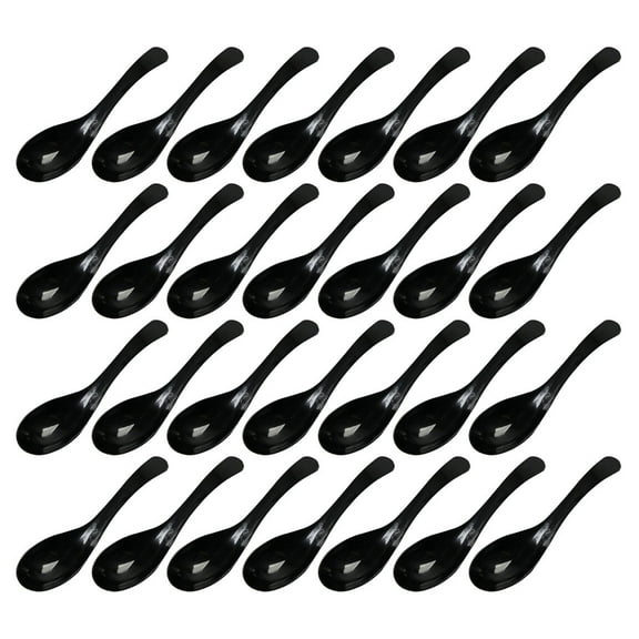 Parvistic 100Pcs Disposable Spoons Rice Eating Spoons Useful Feeding Spoons Kitchen Supplies