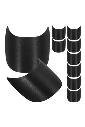 10Pcs Black Baseball Cap Brim Replacement Insert for Hat Making Supplies