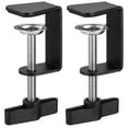 thumbnail image 1 of Parvistic 2Pcs C-shape Desk Table Mount Clamps Practical Desk Clamps Retaining Clips, 1 of 10