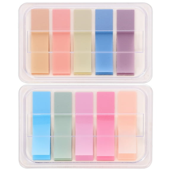 Portable Page Marker Sticky Tabs for Home Use Assorted Color PET ABS Material Small Size