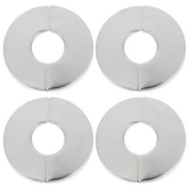 Parvistic 4 Pcs Pipe Decorative Covers Pipe Stainless Steel Round Escutcheon Plates